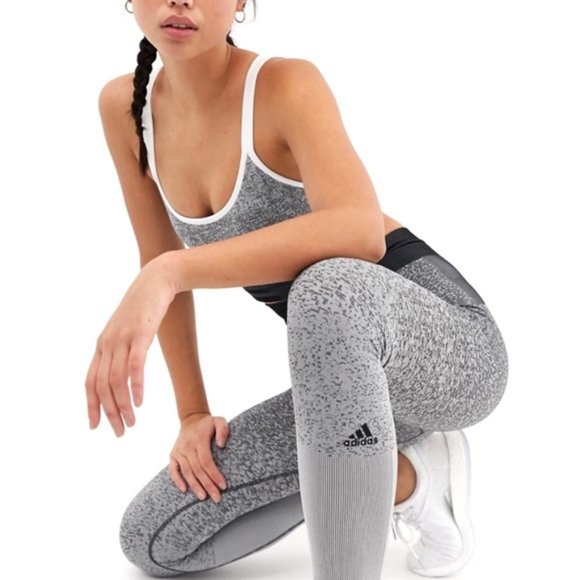 Adidas Womens All Me Primeknit Sports Bra - Picture 14 of 14